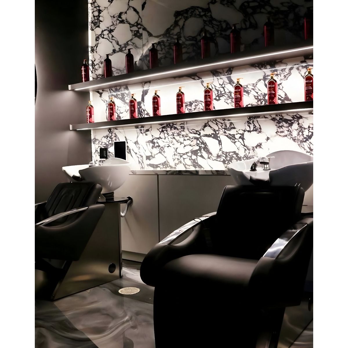 Deco Mura Reclining Massage Shampoo Station