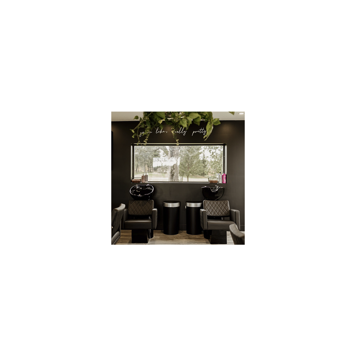 Deco Le Beau Shampoo Station - Black