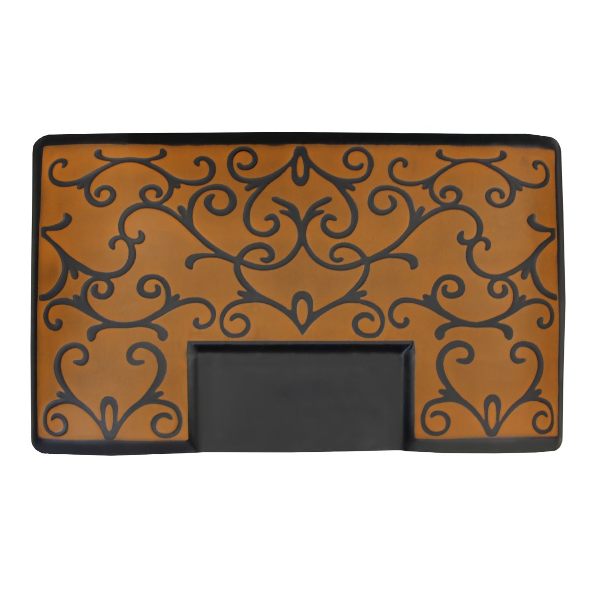 Deco Premium Salon Mat - Brown Rectangular / Rectangular 3' x 5' x 3/4