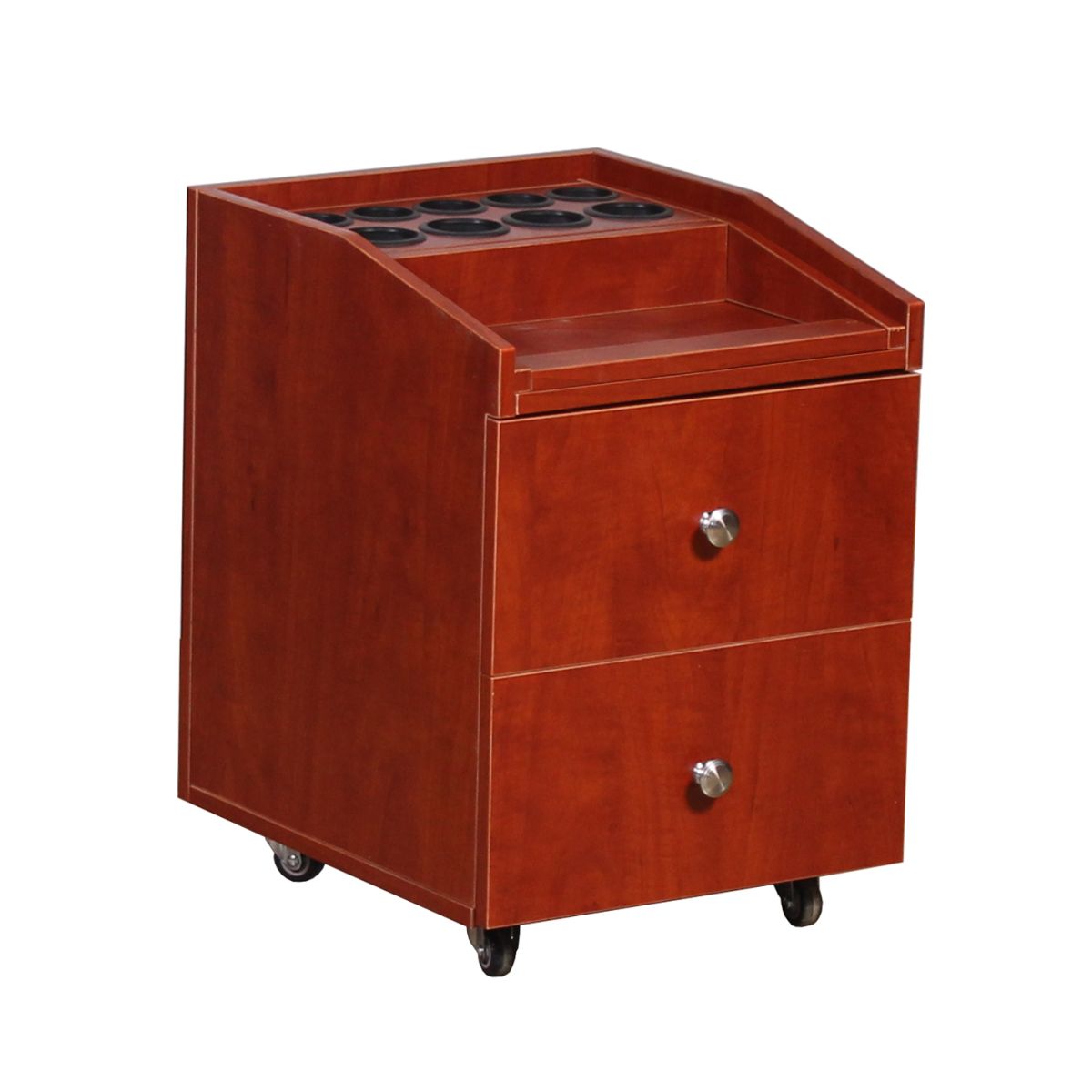 Deco Nadia Pedicure Cart - Classic Cherry