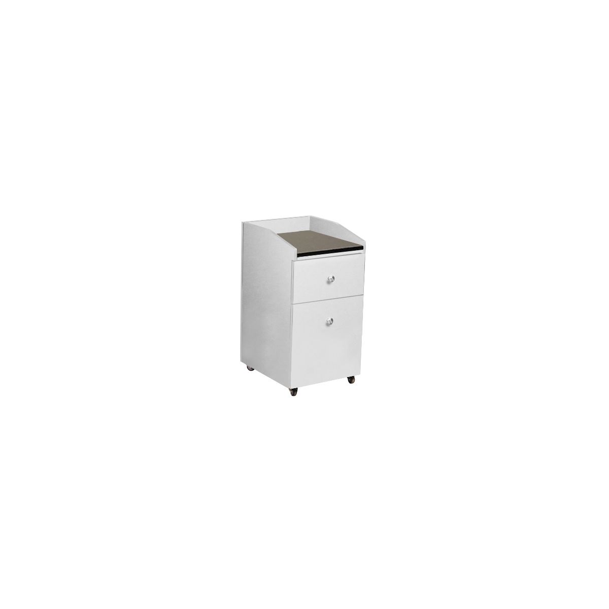 Deco Neo Pedicure Cart with Granite - White