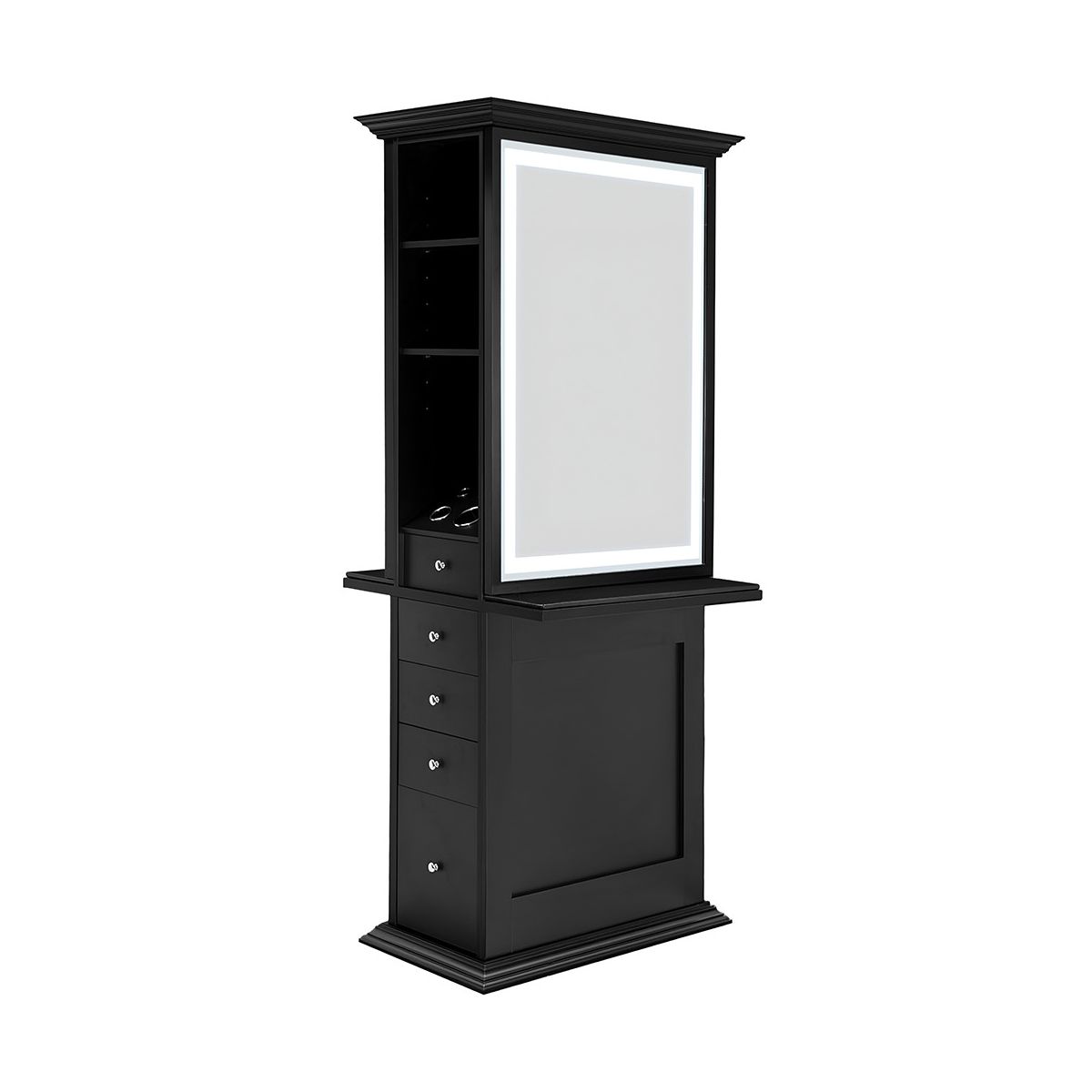 Deco Nottingham LED Double Sided Styling Station - Black