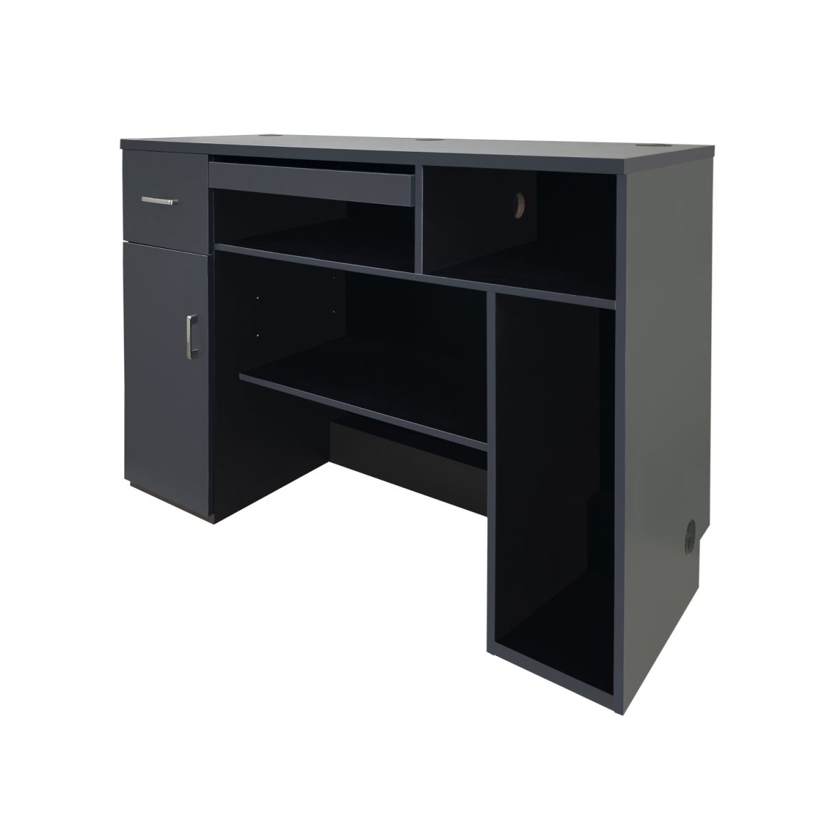 Deco Prism Reception Desk - Black (clearance)