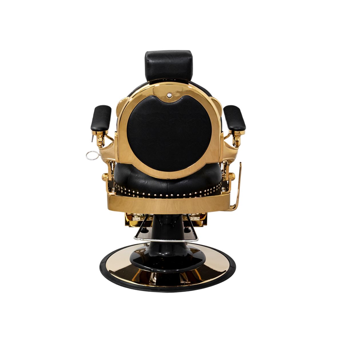 Deco Rutherford Barber Chair - Black/Gold