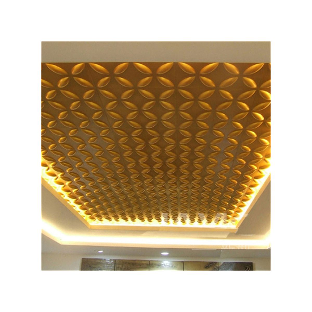Deco 3D Wall Panel - Pedals - Satin Black