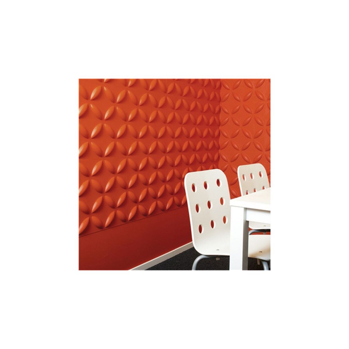 Deco 3D Wall Panel - Pedals - Satin Black