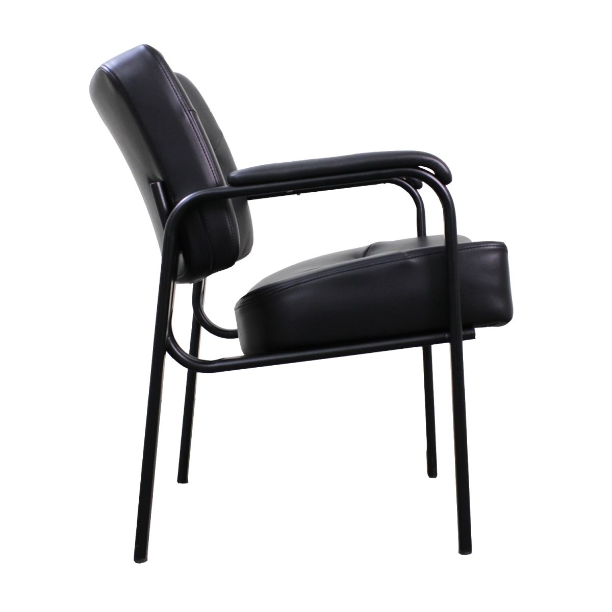 Deco Seville Reception Seat - Black
