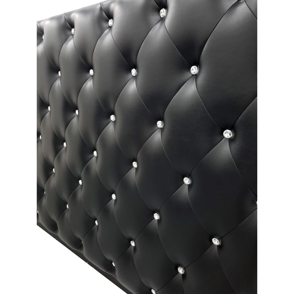 Deco Crystalli Reception Desk 60'' - White/Black (clearance)