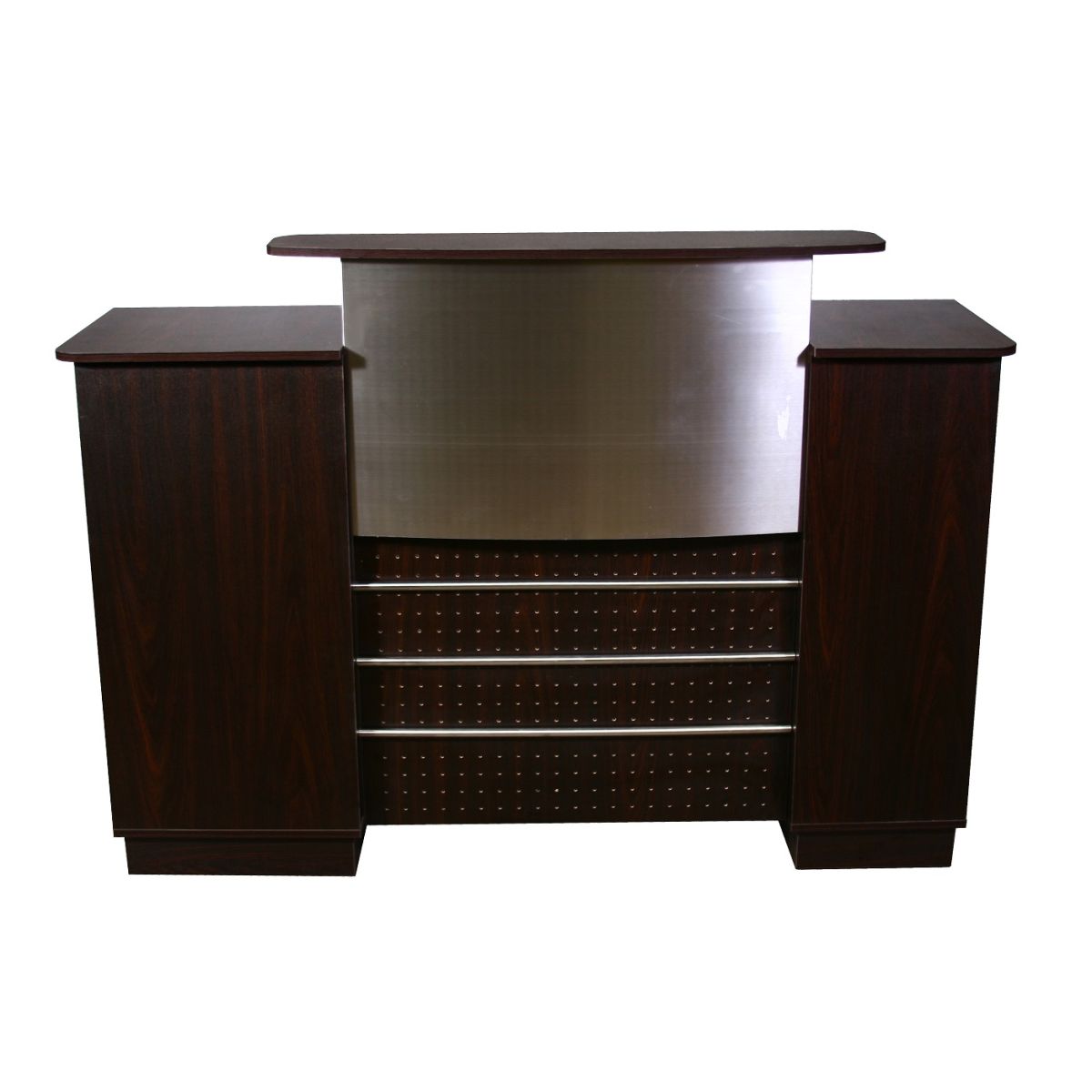 Deco Mandy Reception Desk - Dark Cherry (clearance)
