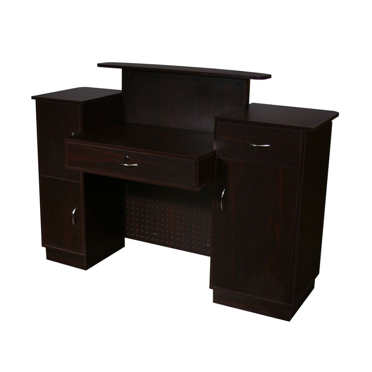 Deco Mandy Reception Desk - Dark Cherry (clearance)