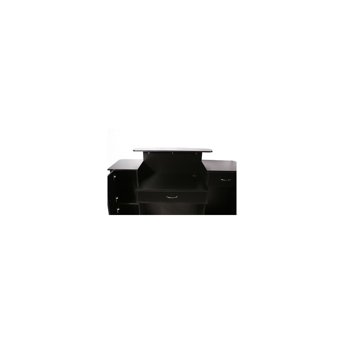 Deco Mandy Reception Desk - Black (clearance)