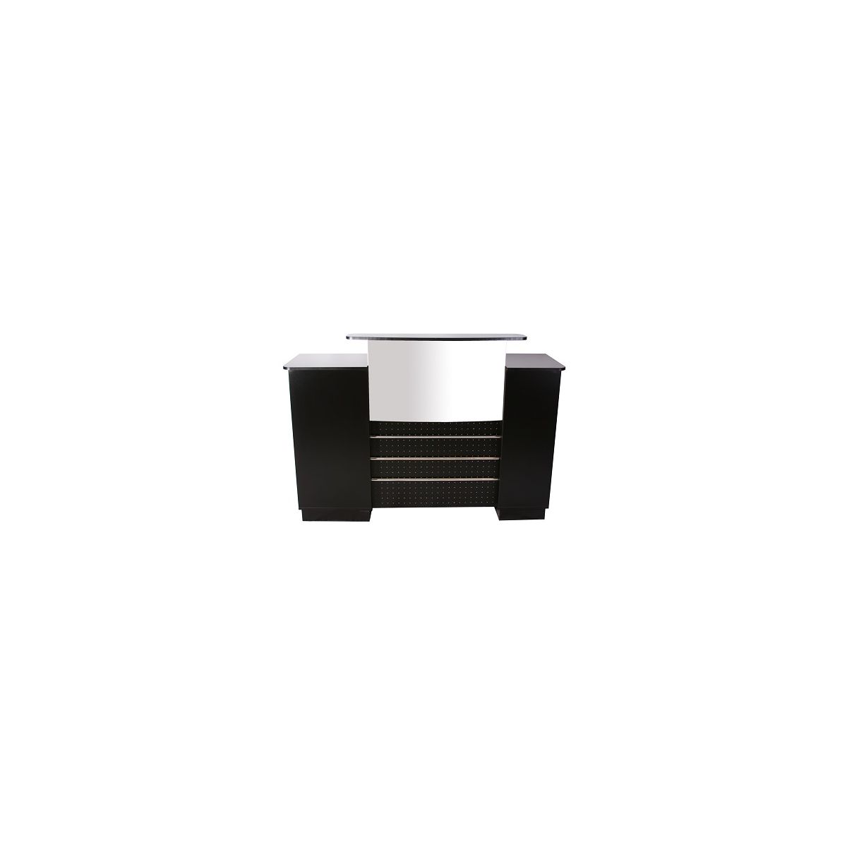 Deco Mandy Reception Desk - Black (clearance)