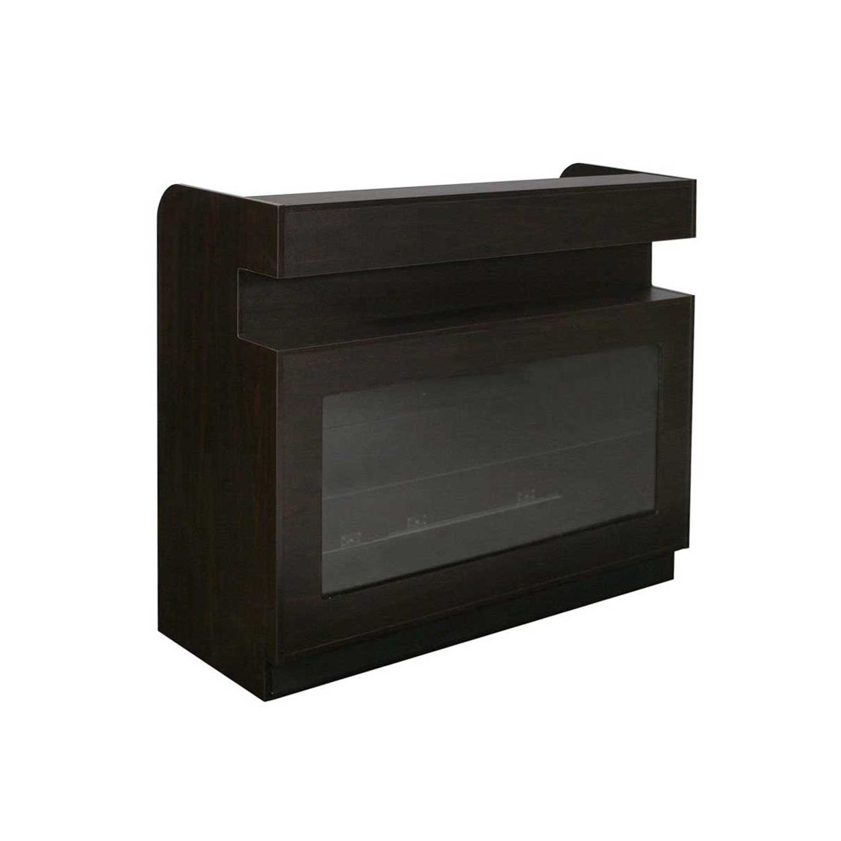 Deco Falini HF Reception Counter - Dark Cherry