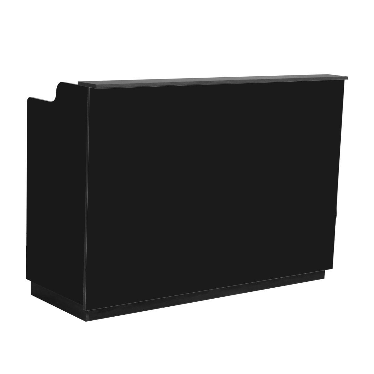 Deco Piazza Reception Desk 60'' - Black/Black