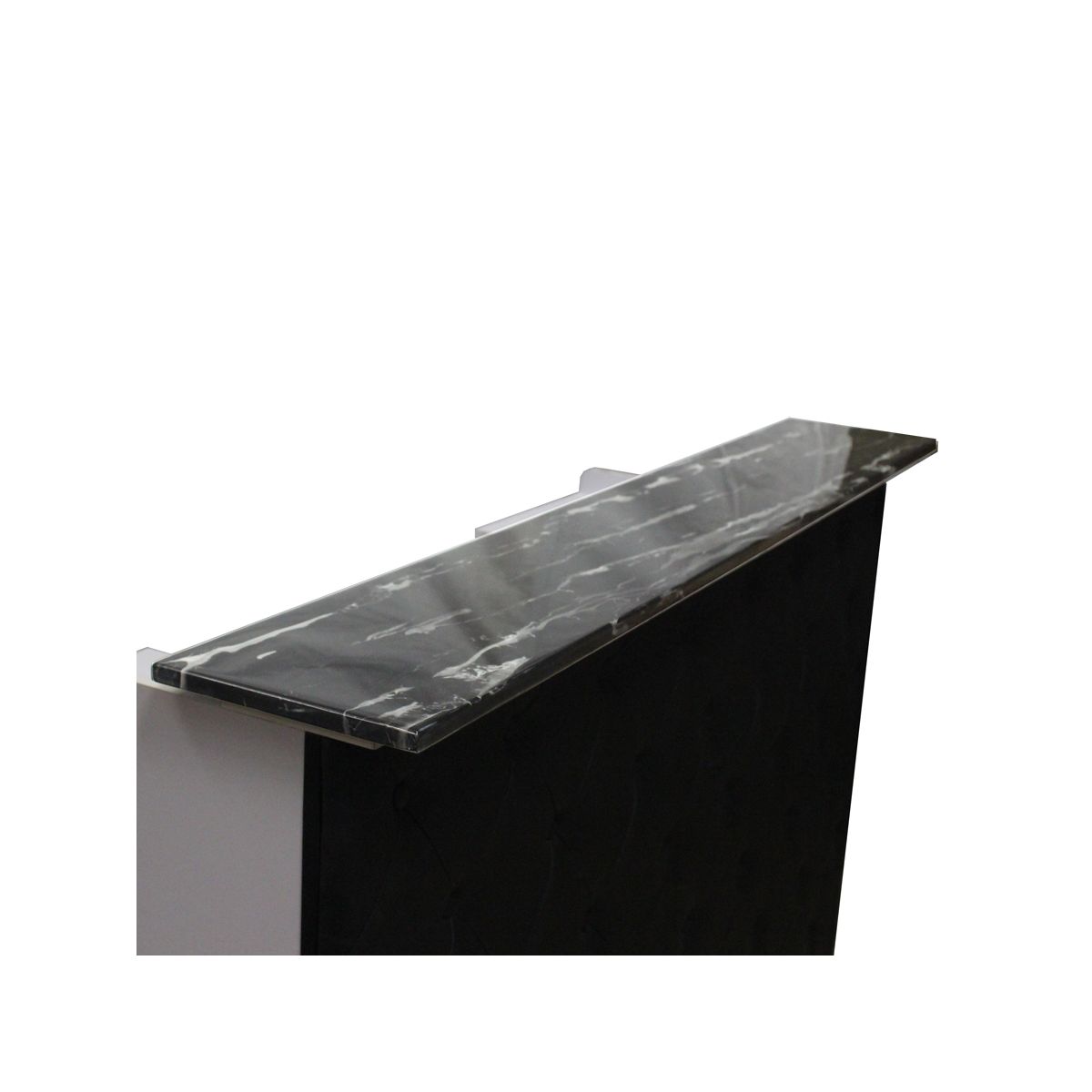 Deco Fab Reception Desk 60'' - White/Black
