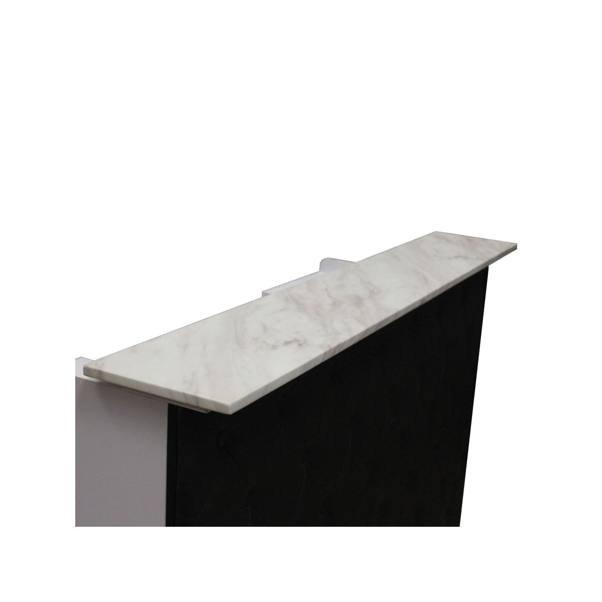 Deco Fab Reception Desk 60'' - White/Black
