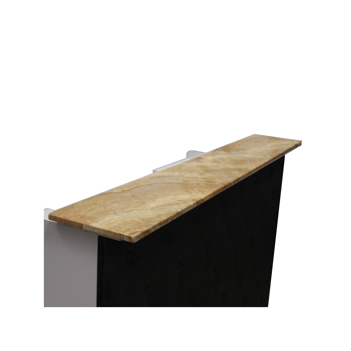 Deco Crystalli Reception Desk 60'' - Black/Black (clearance)