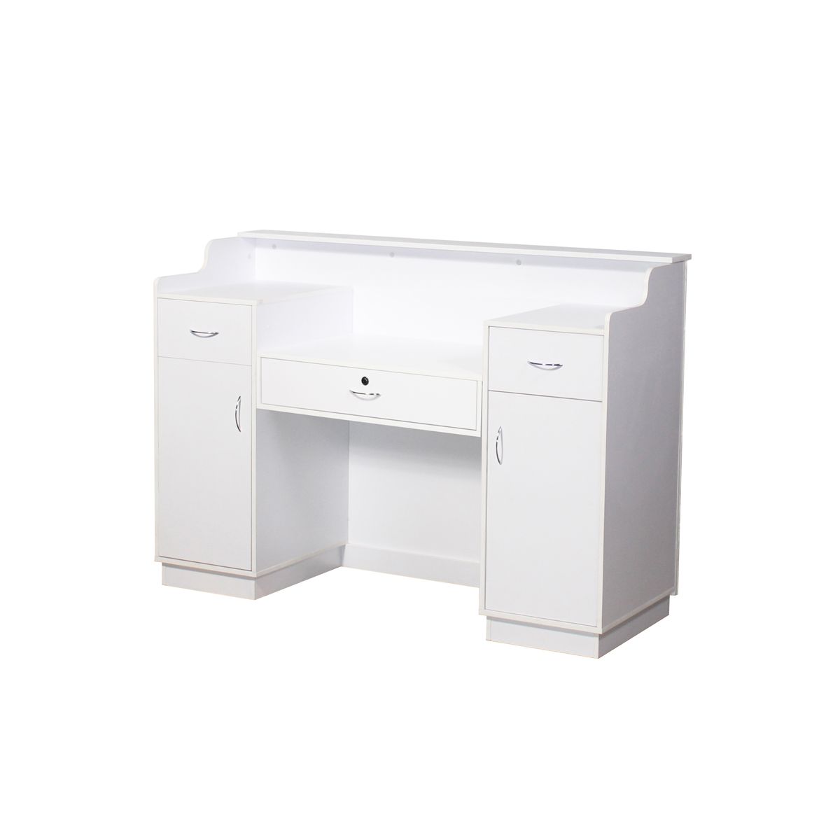 Deco Elizabeth Reception Desk 60'' - White/White (clearance)