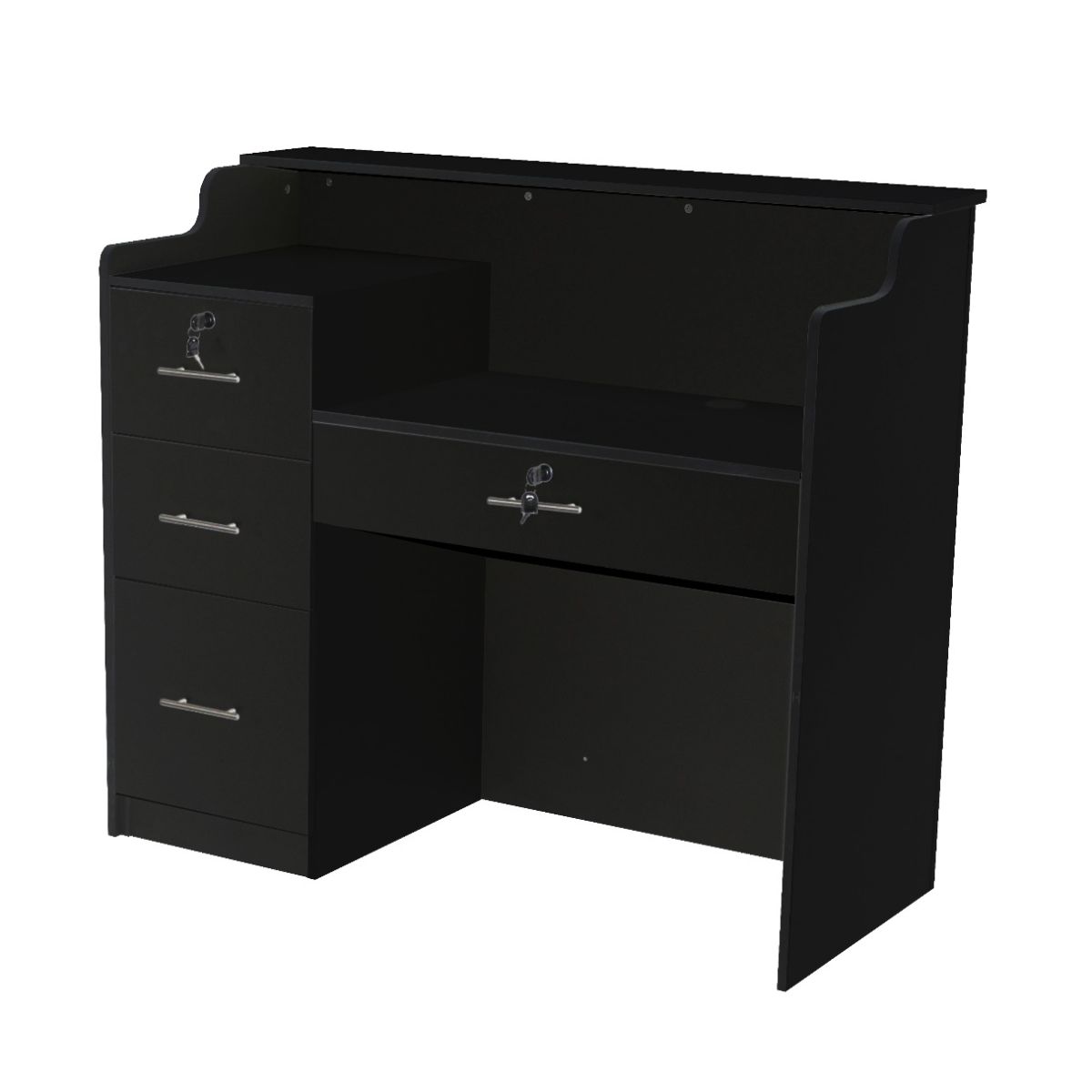 3D LED Reception Desk 48