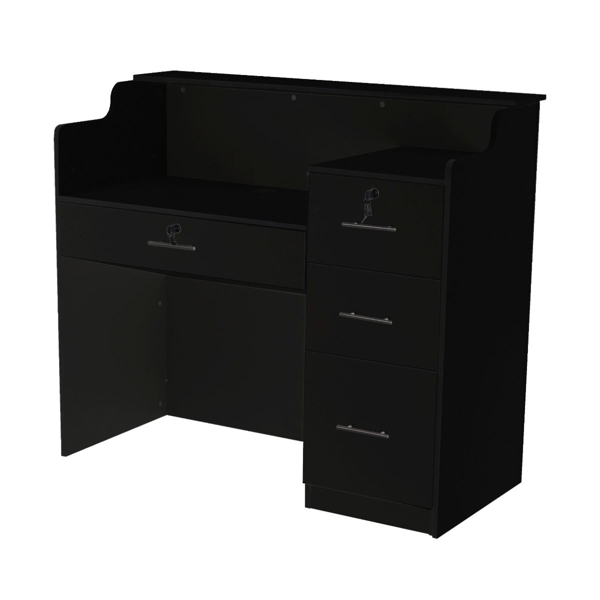 3D LED Reception Desk 48