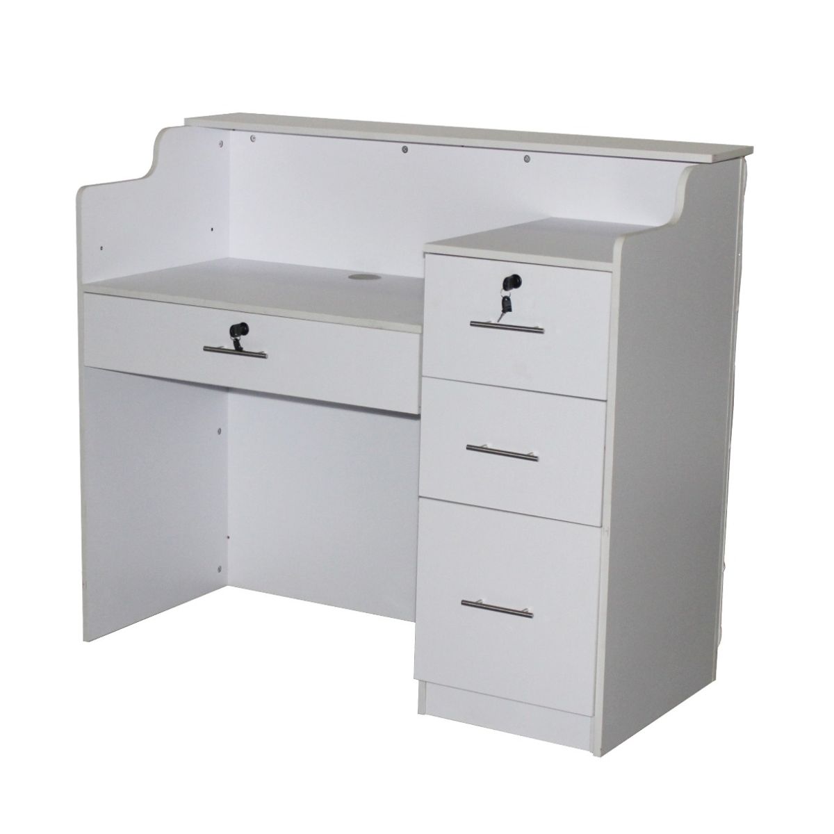 3D LED Reception Desk 48