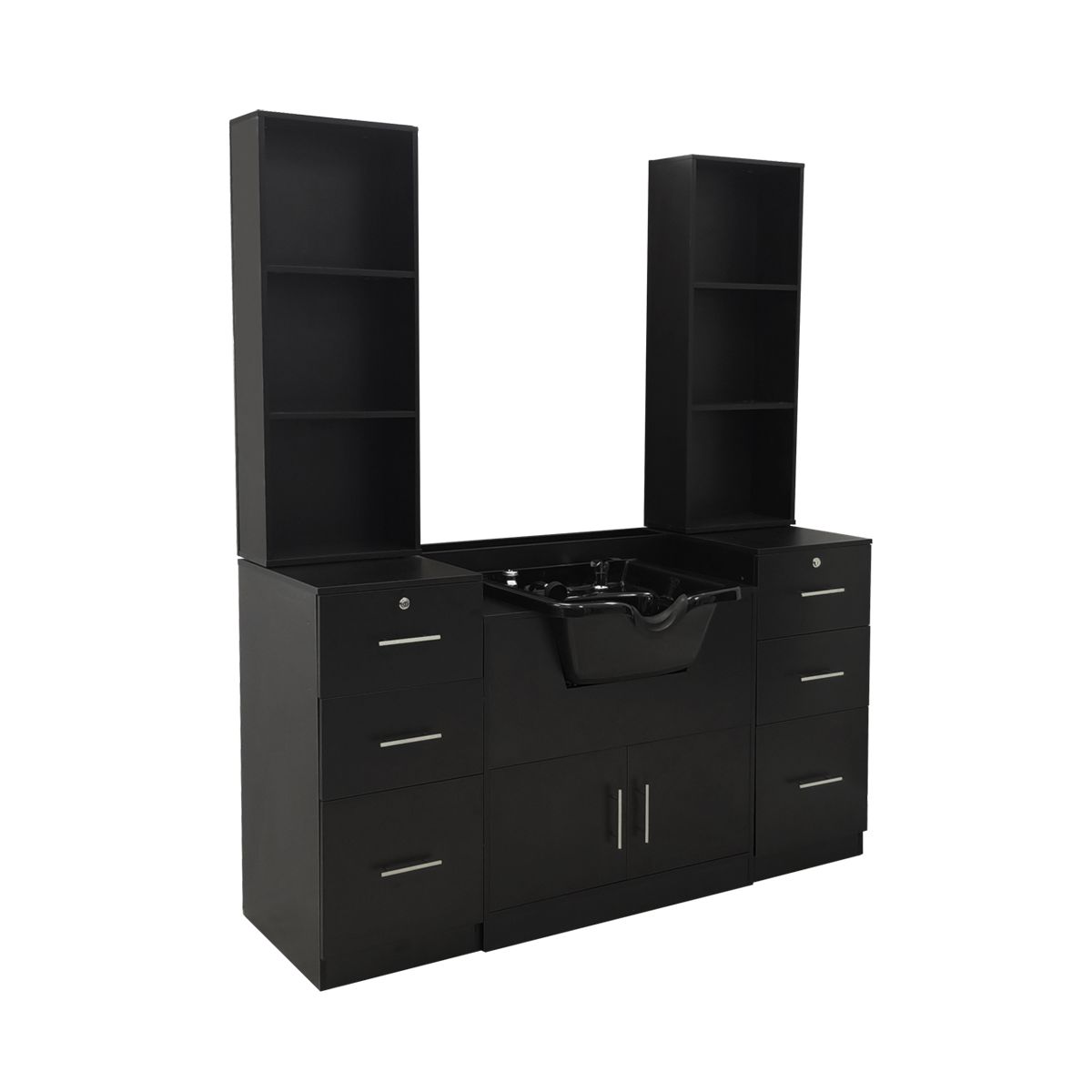 Deco Blake Wet Station Double - Black