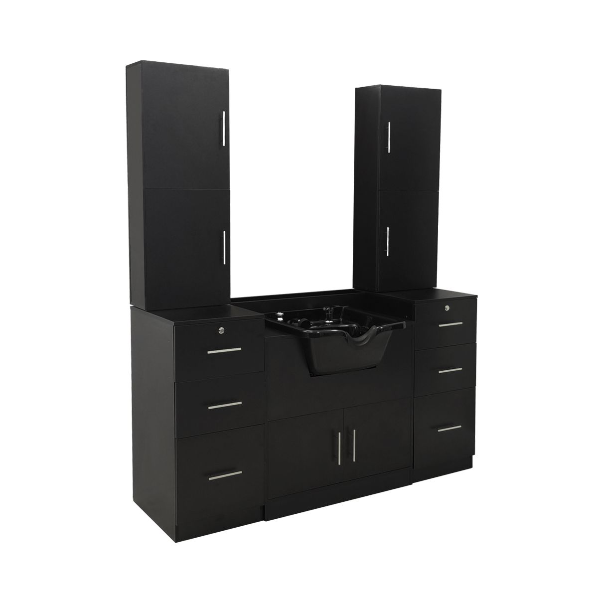 Deco Blake Wet Station Double - Black