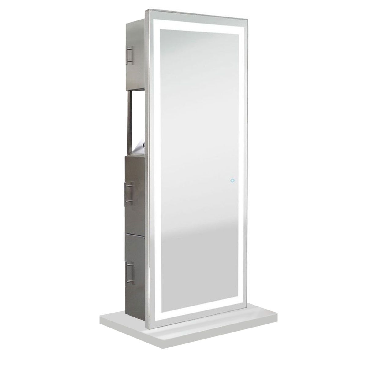 Deco Luminous Single Sided LED Styling Station with Base