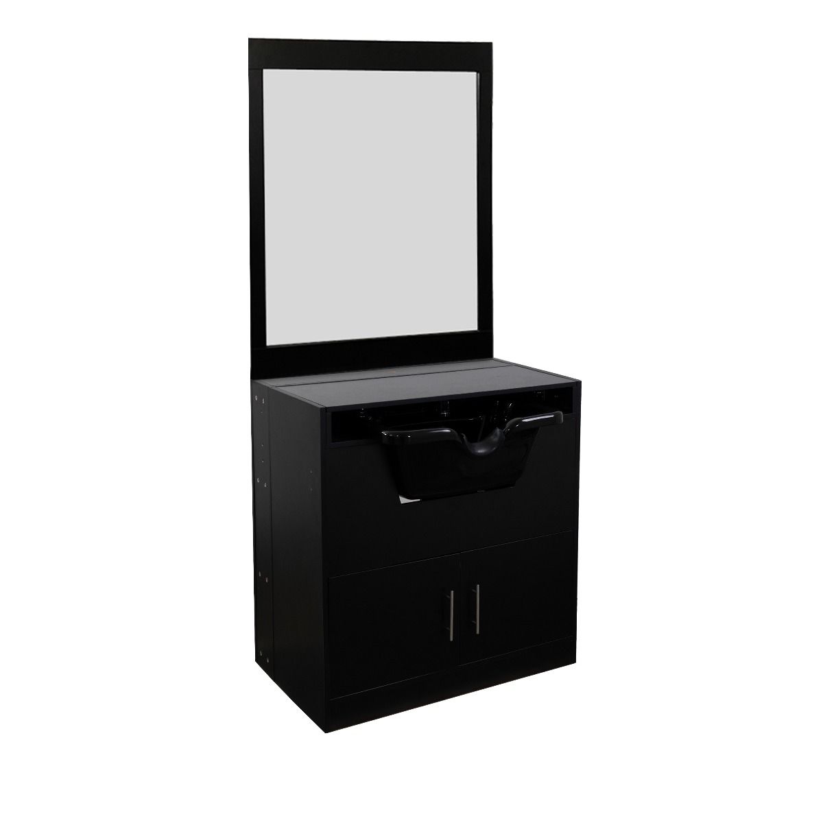 Deco Bentley Shampoo Cabinet with Counter - Black