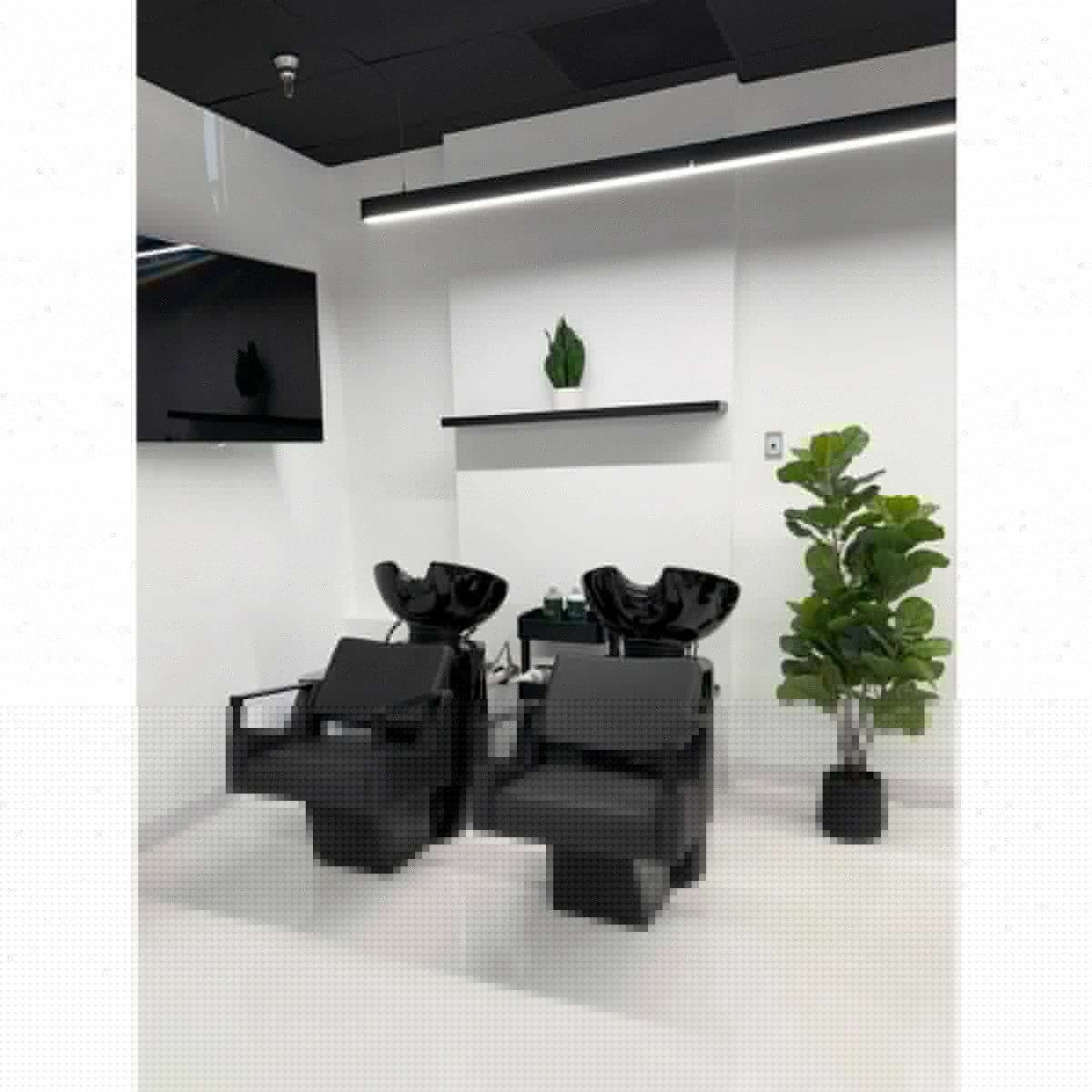Deco Fiore Nera Shampoo Station - Black