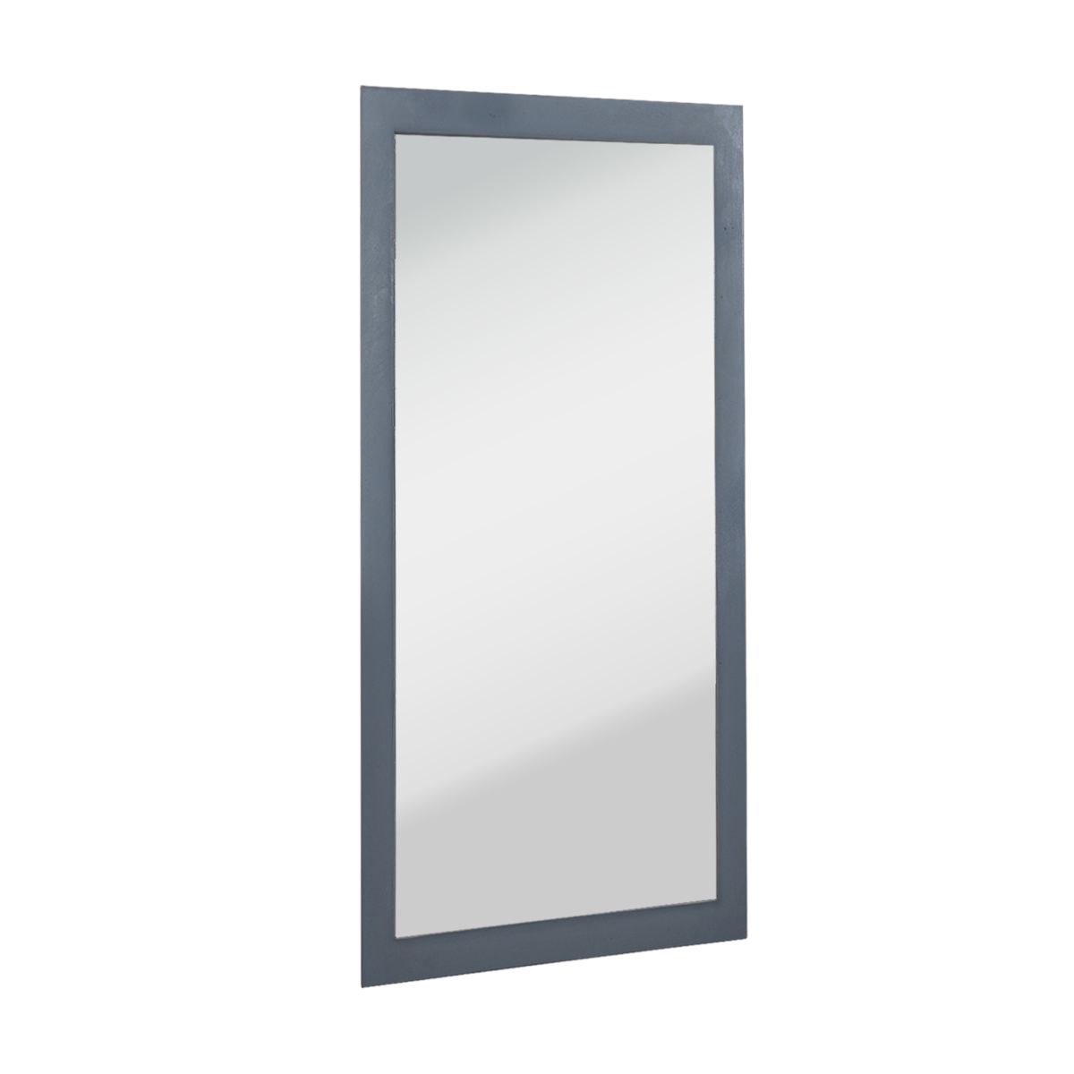 Deco Voltaire Wall Mount Mirror - Distressed Gray