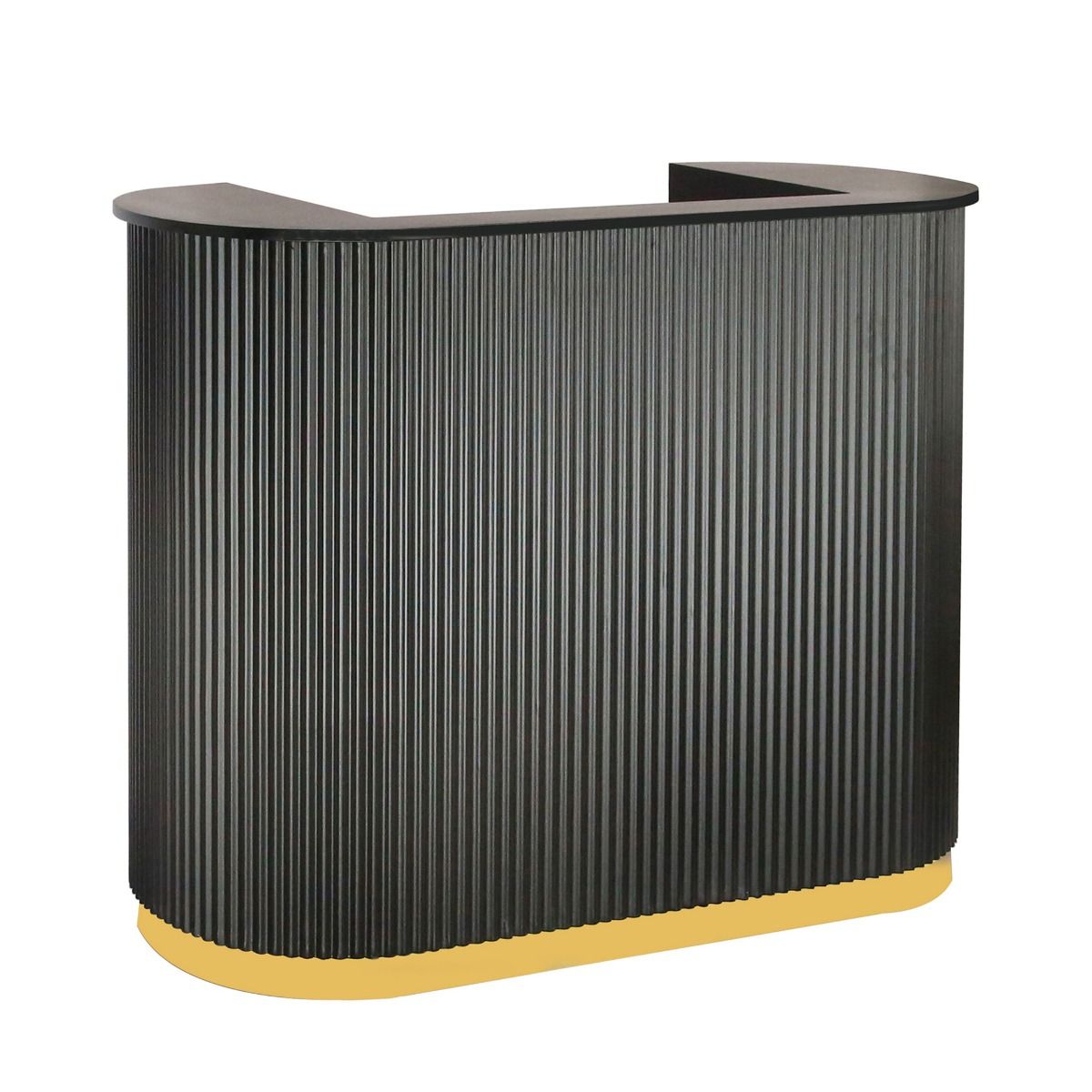 Deco Tinsley Tambour Reception Desk - 47