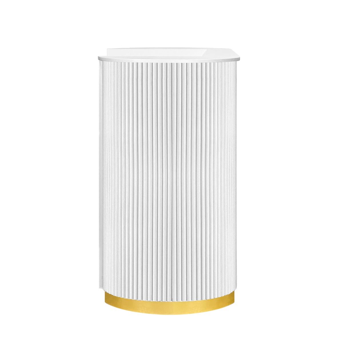 Deco Tinsley Tambour Reception Desk - 47