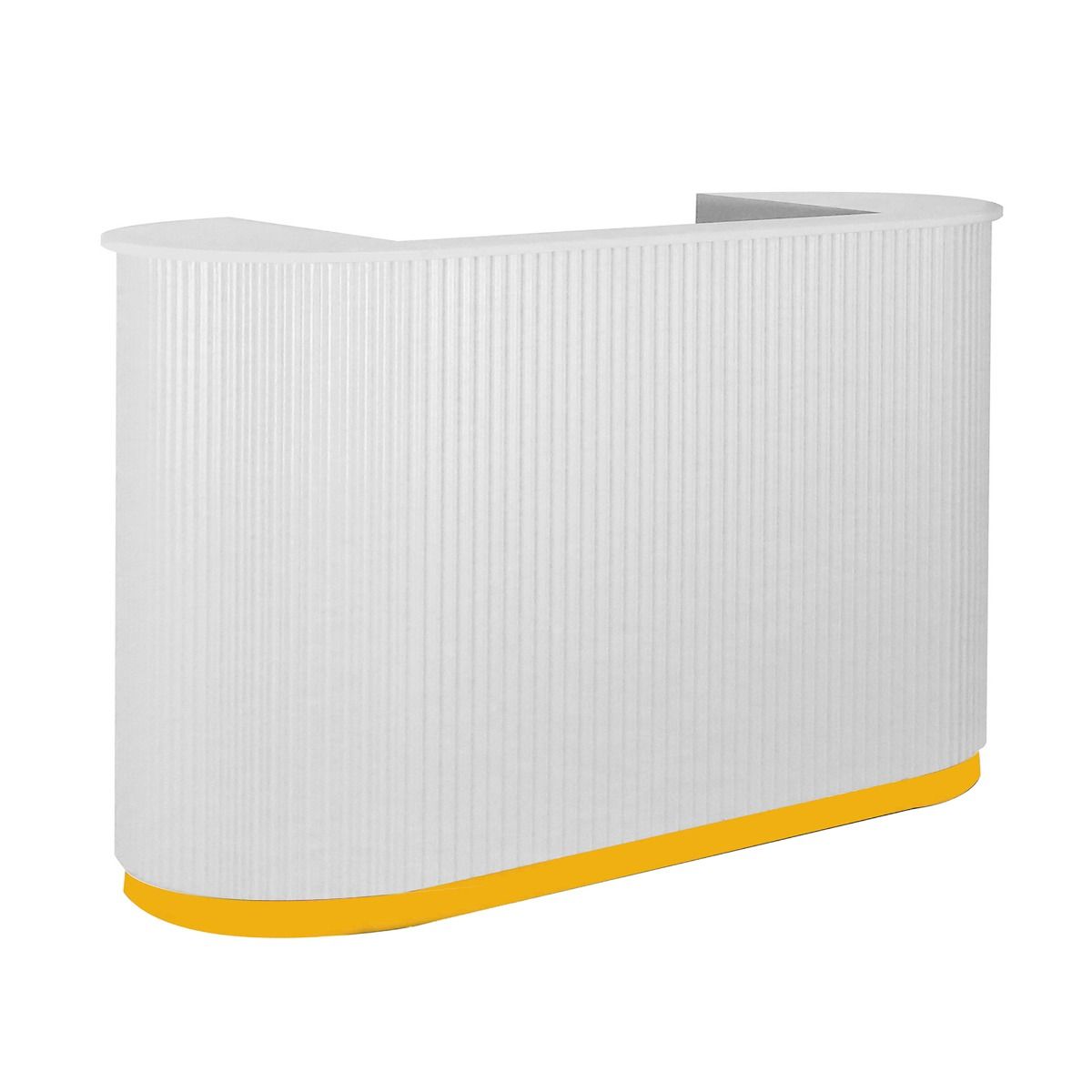 Deco Tinsley Tambour Reception Desk - 63