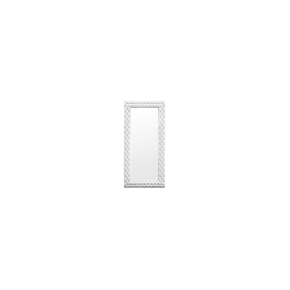 Deco Crystalli Wall Mount Mirror - White