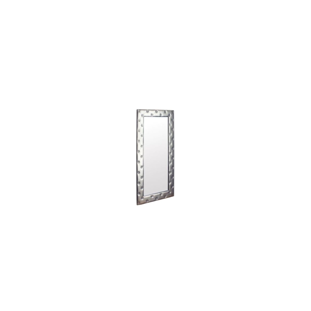 Deco Elizabeth Wall Mount Mirror - Black/Silver