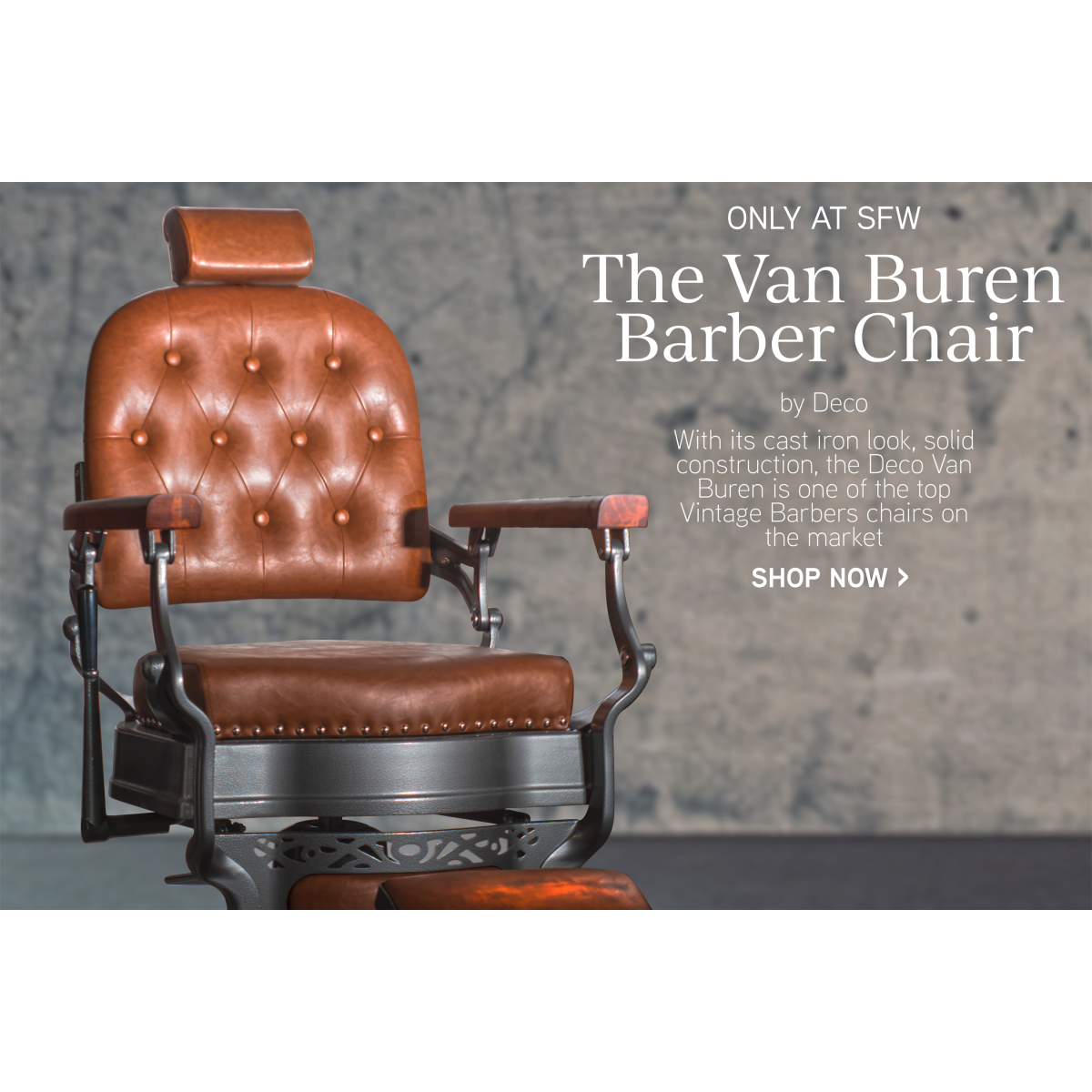 Deco Van Buren Barber Chair