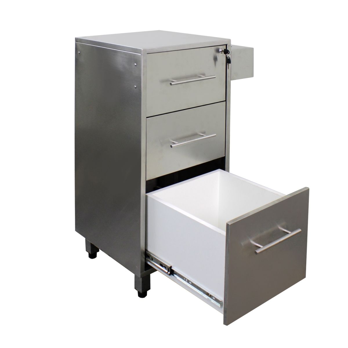 Deco Ventura Stainless Steel Cabinet 