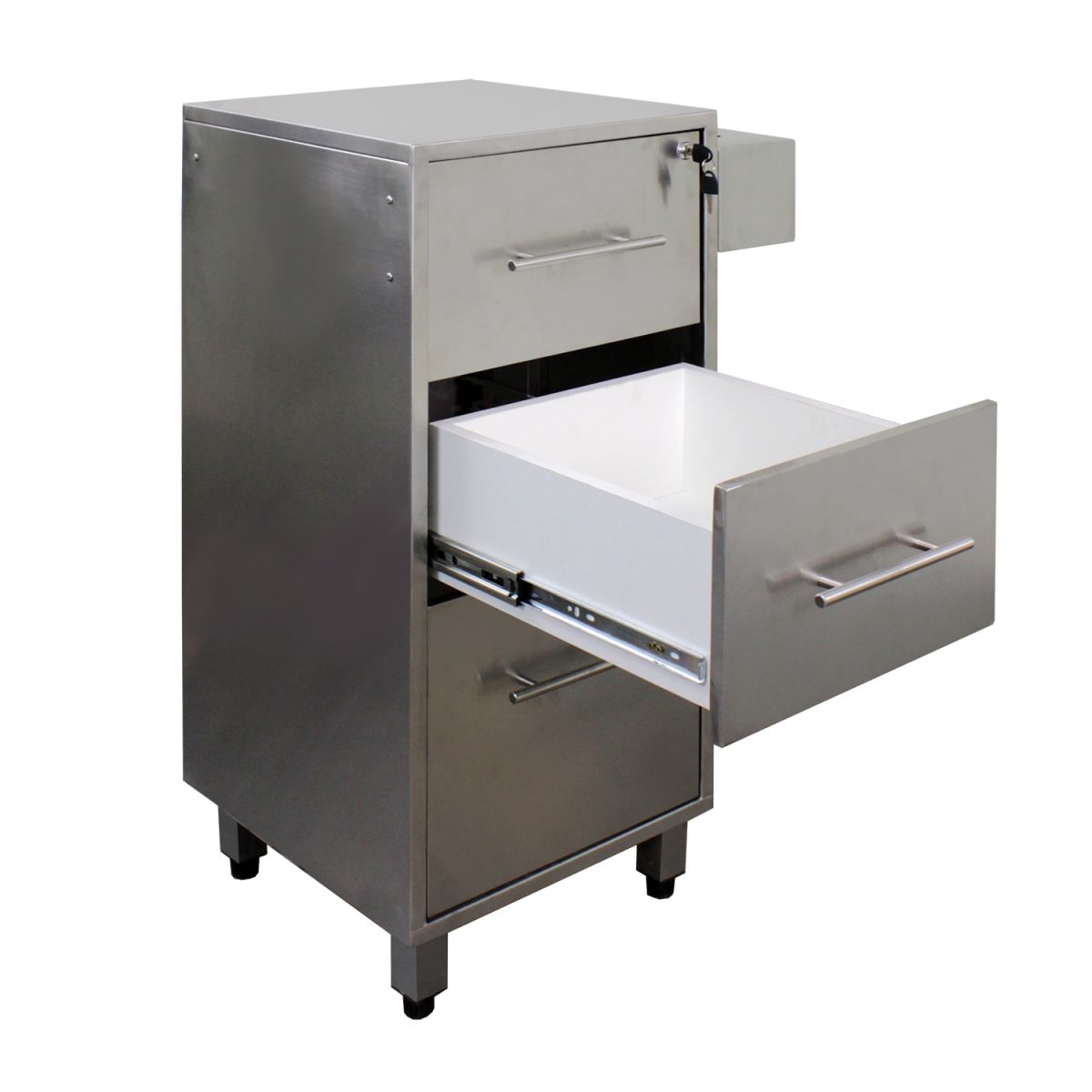 Deco Ventura Stainless Steel Cabinet 