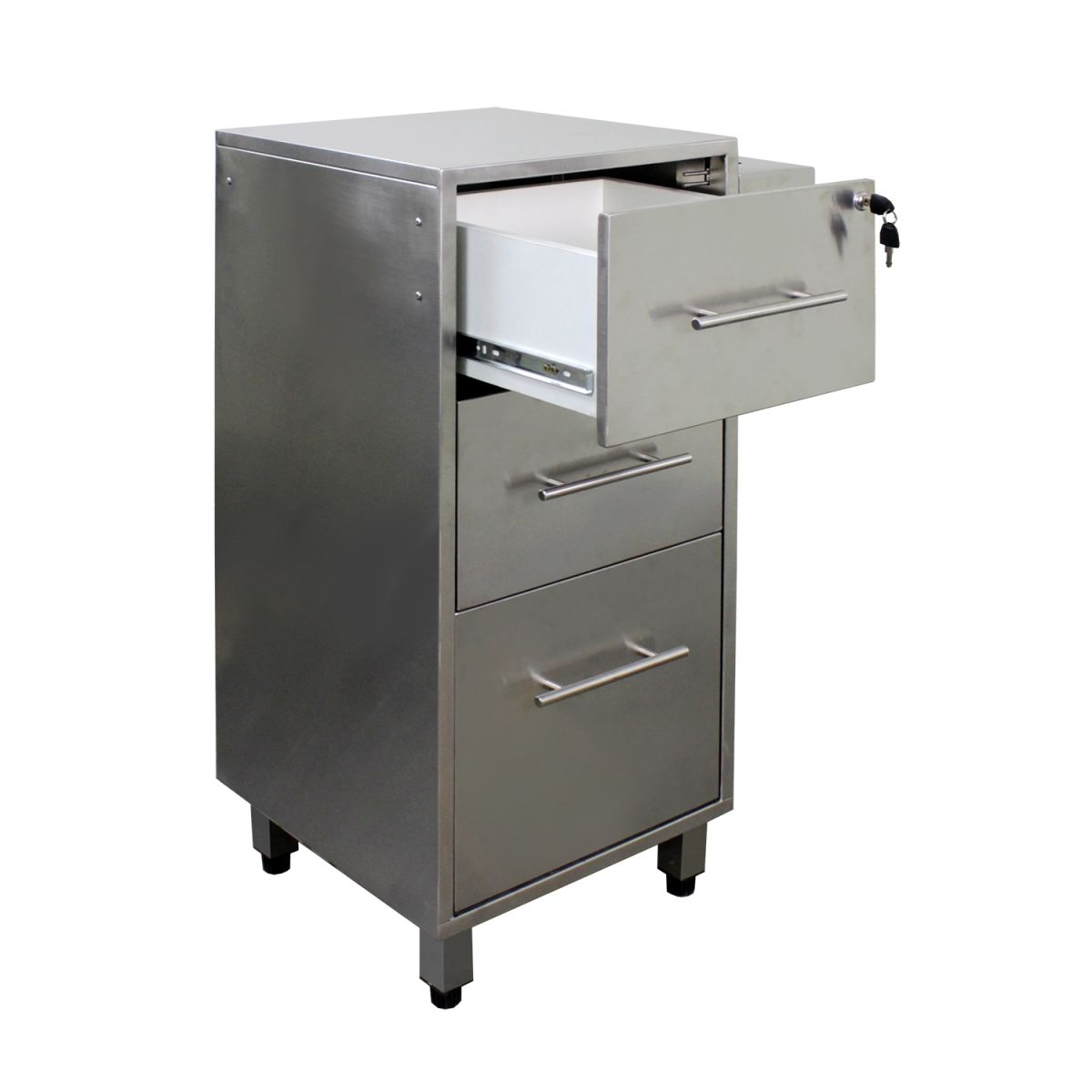 Deco Ventura Stainless Steel Cabinet 