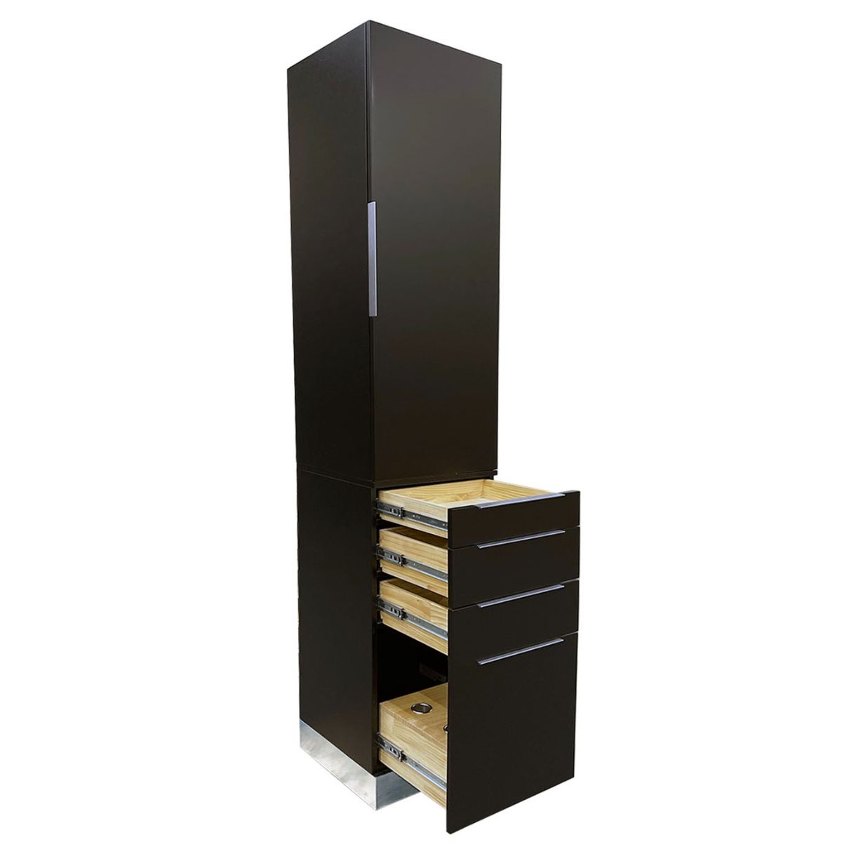 Deco Vitani Tower LED Styling Station - Black 