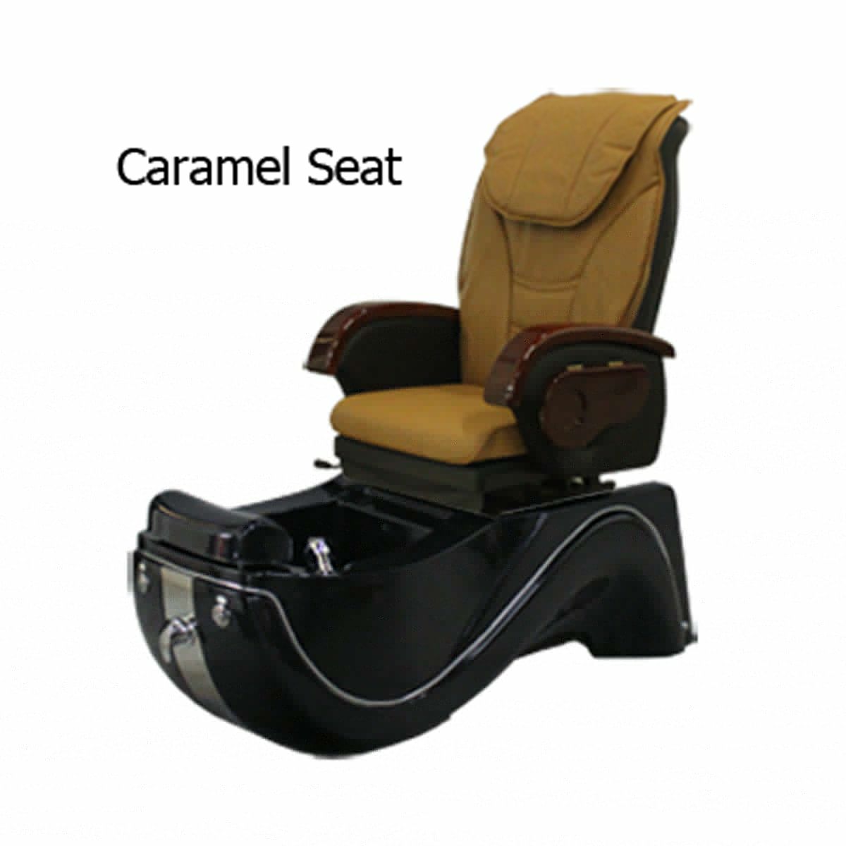 Deco Wave Pedicure Spa Chair- Black