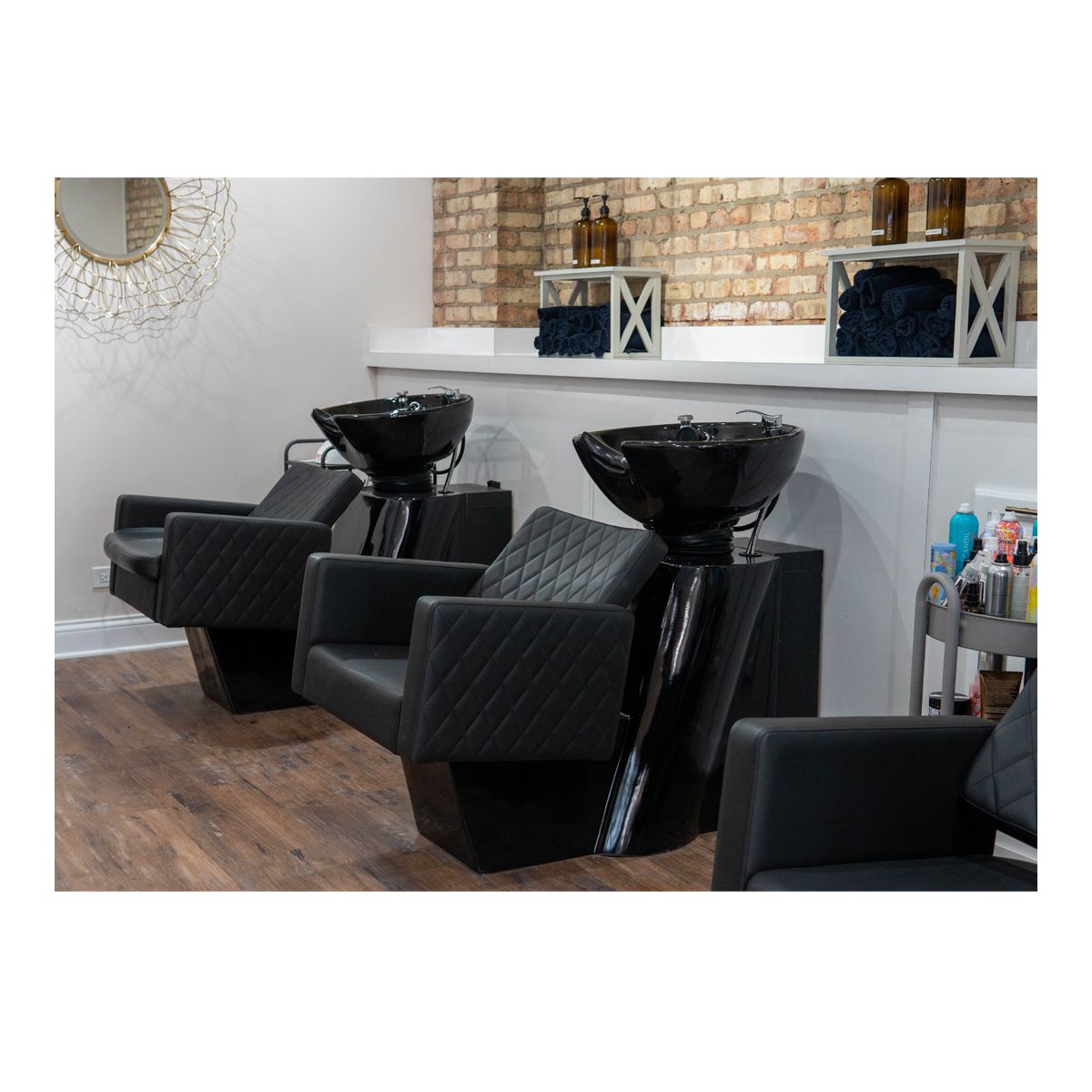 Deco Le Beau Shampoo Station - Black