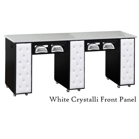 DECO Crystalli (C-BUV) Manicure Table - Black