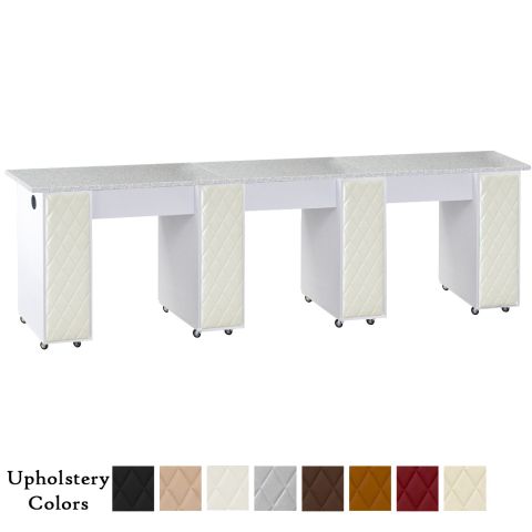 Deco Le Beau (Multi-Sections) Manicure Table Full Top - White