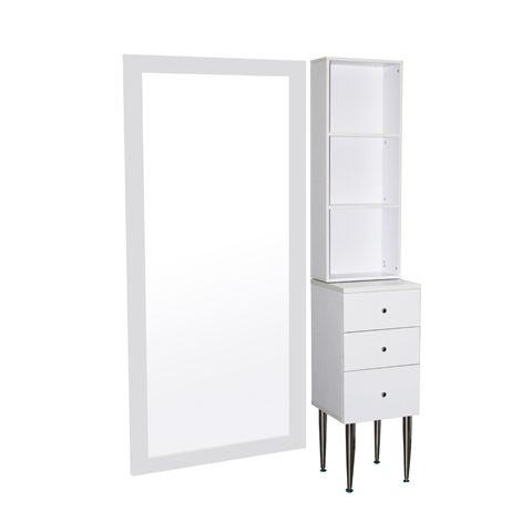 Deco Vincino Single Styling Station - White