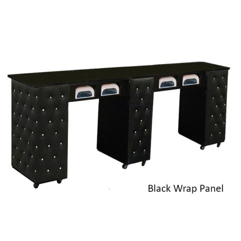 DECO Crystalli Aussi (C-BUV) Manicure Table - Black