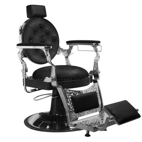 Deco Rutherford Barber Chair - Chrome