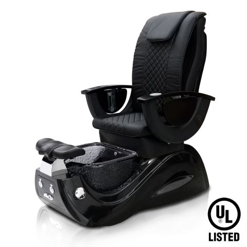 Deco Varisi Terza Pedicure Spa Chair - Black