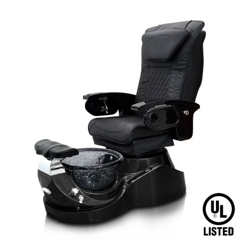 Deco Rossi Pedicure Spa Chair - Black